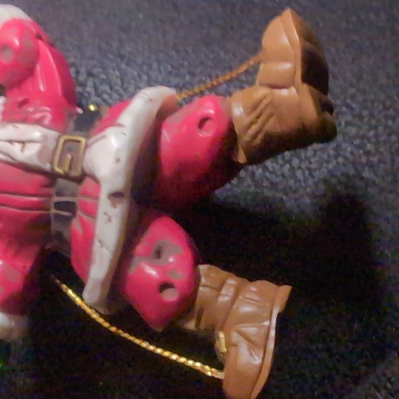 AVAILABLE -Vintage by Walmart Santa Marionette. 5" Tall including strings. - Picture 6 of 7